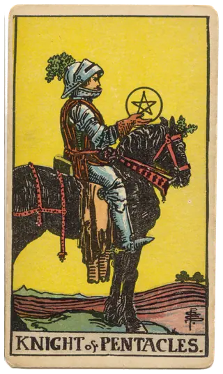 Рицар пентакли, права карта